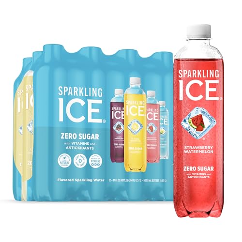 Sparkling Ice Blue Variety Pack, Flavored Sparkling Water, Zero Sugar, with Vitamins and Antioxidants – Perfect For Summer and Parties