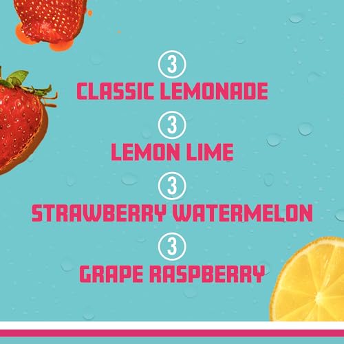 Sparkling Ice Blue Variety Pack, Flavored Sparkling Water, Zero Sugar, with Vitamins and Antioxidants – Perfect For Summer and Parties