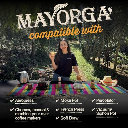 Mayorga Organics Cubano Roast 100% Arabica Whole Bean Coffee