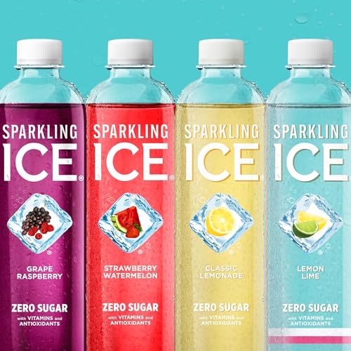Sparkling Ice Blue Variety Pack, Flavored Sparkling Water, Zero Sugar, with Vitamins and Antioxidants – Perfect For Summer and Parties