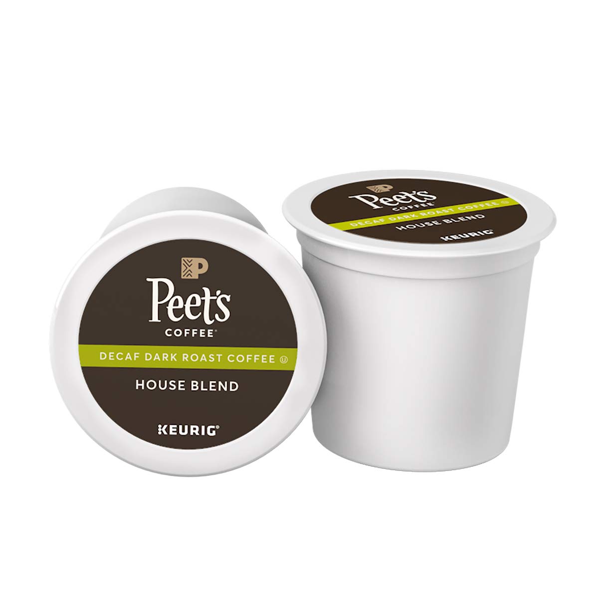 Peet's Coffee, Dark Roast Decaffeinated Coffee K-Cup Pods for Keurig Brewers