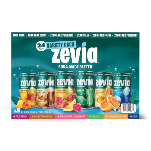 Zevia Zero Calorie Soda, Vanilla Cola