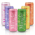 Mingle Mocktails Flavors, Non Alcoholic Drinks, Alcohol Alternative Pre-Mixed Drinks with Real Juice, Canned Mocktails or Cocktail Drink Mixer, Gluten Free, Vegan, 12 fl oz Cans