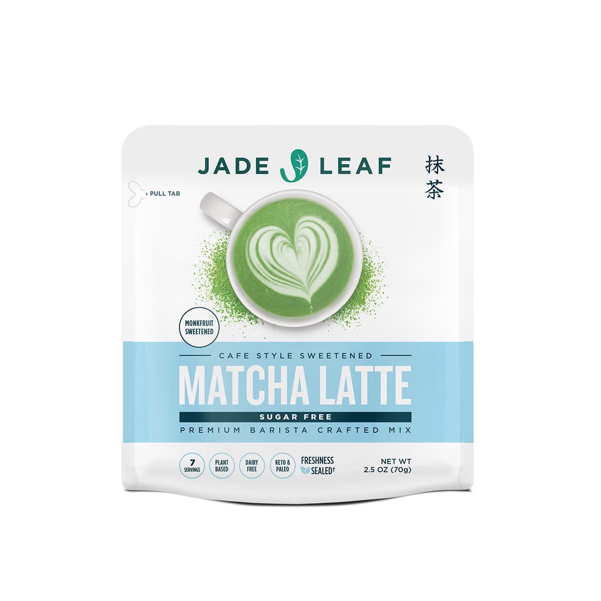 Jade Leaf Matcha Latte Mix - Made with Organic Japanese Matcha Powder for Café Style Blend