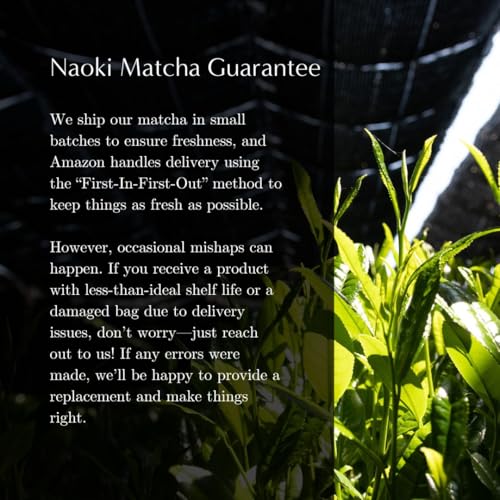 Naoki Matcha (Organic First Spring Blend) - Authentic Japanese Matcha Green Tea Powder Organic Ceremonial Grade from Kagoshima, Japan