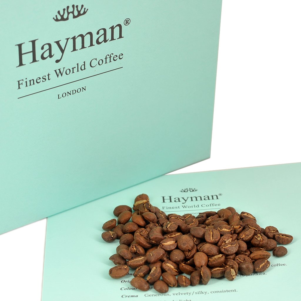 Hayman, 100% Blue Mountain Coffee from Jamaica, Whole Bean, Medium Roast | Fresh Roasted Jamaican Coffee Beans