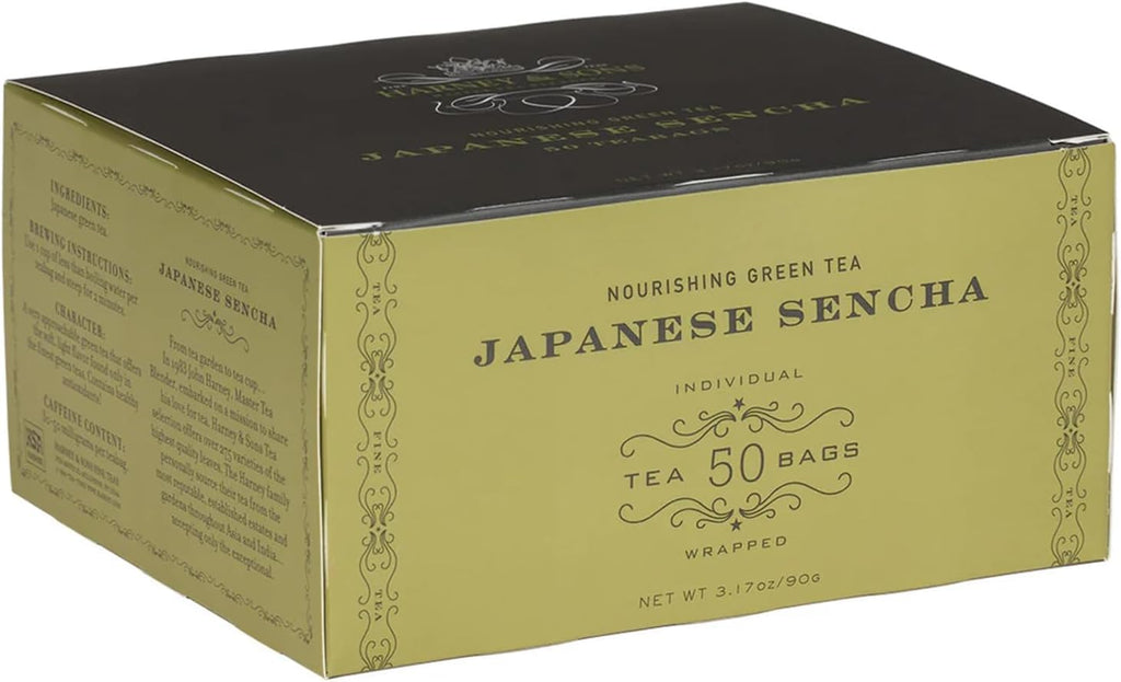 Harney & Sons Japanese Sencha Green Tea, 50 Tea Bags