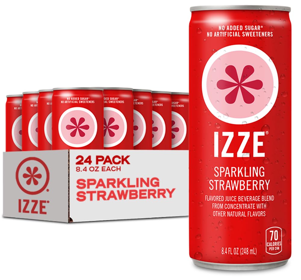 IZZE Sparkling Fruit Juice Beverage for Refreshing Drinks
