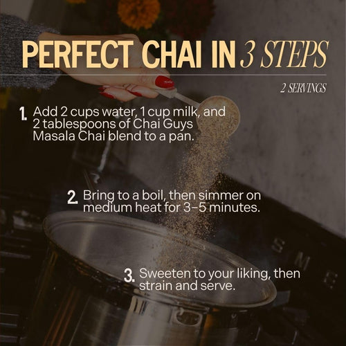 Chai Guys Authentic Masala Chai Spiced Black Tea Blend