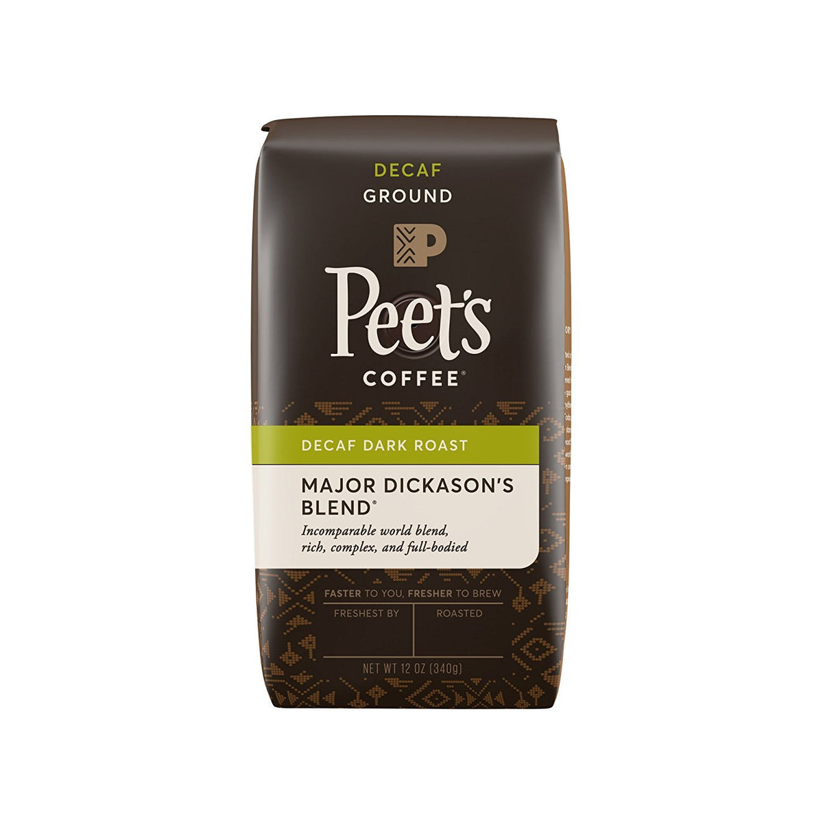 Peets Coffee Decaf ground bag