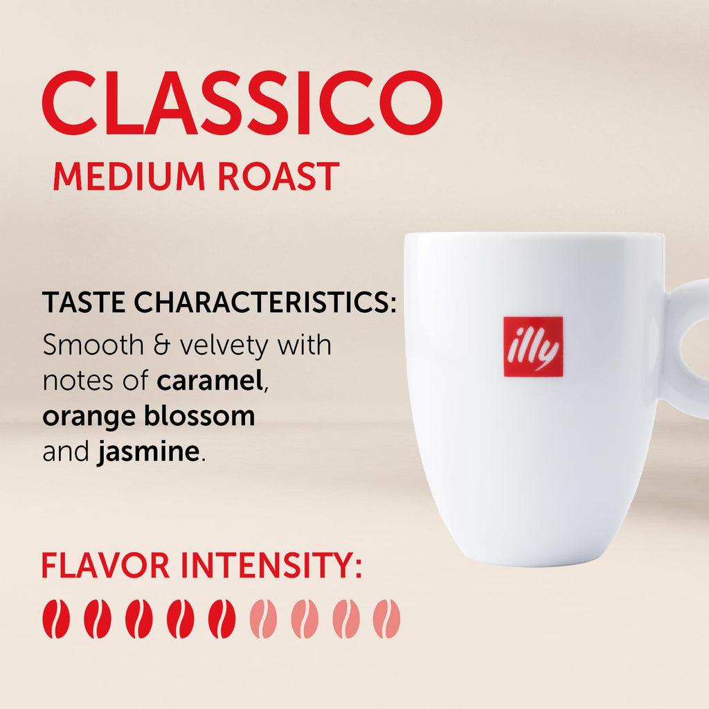 Illy Premium Whole Bean Coffee 8.8 oz Can for Fresh Brewing