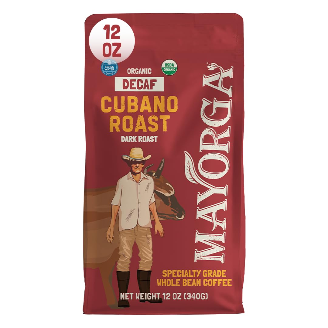 Mayorga Organics Cubano Roast Beans - 100% Arabica Whole Coffee Beans