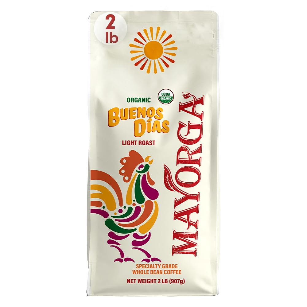 Mayorga Organics Cubano Roast Beans - 100% Arabica Whole Coffee Beans