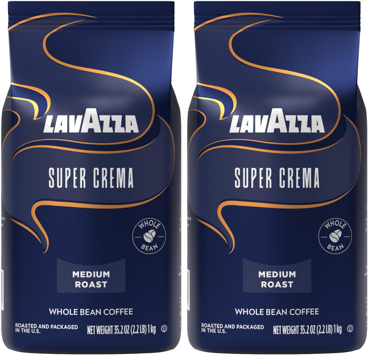 Whole Bean Caffeine Crema e Aroma Packet Espresso