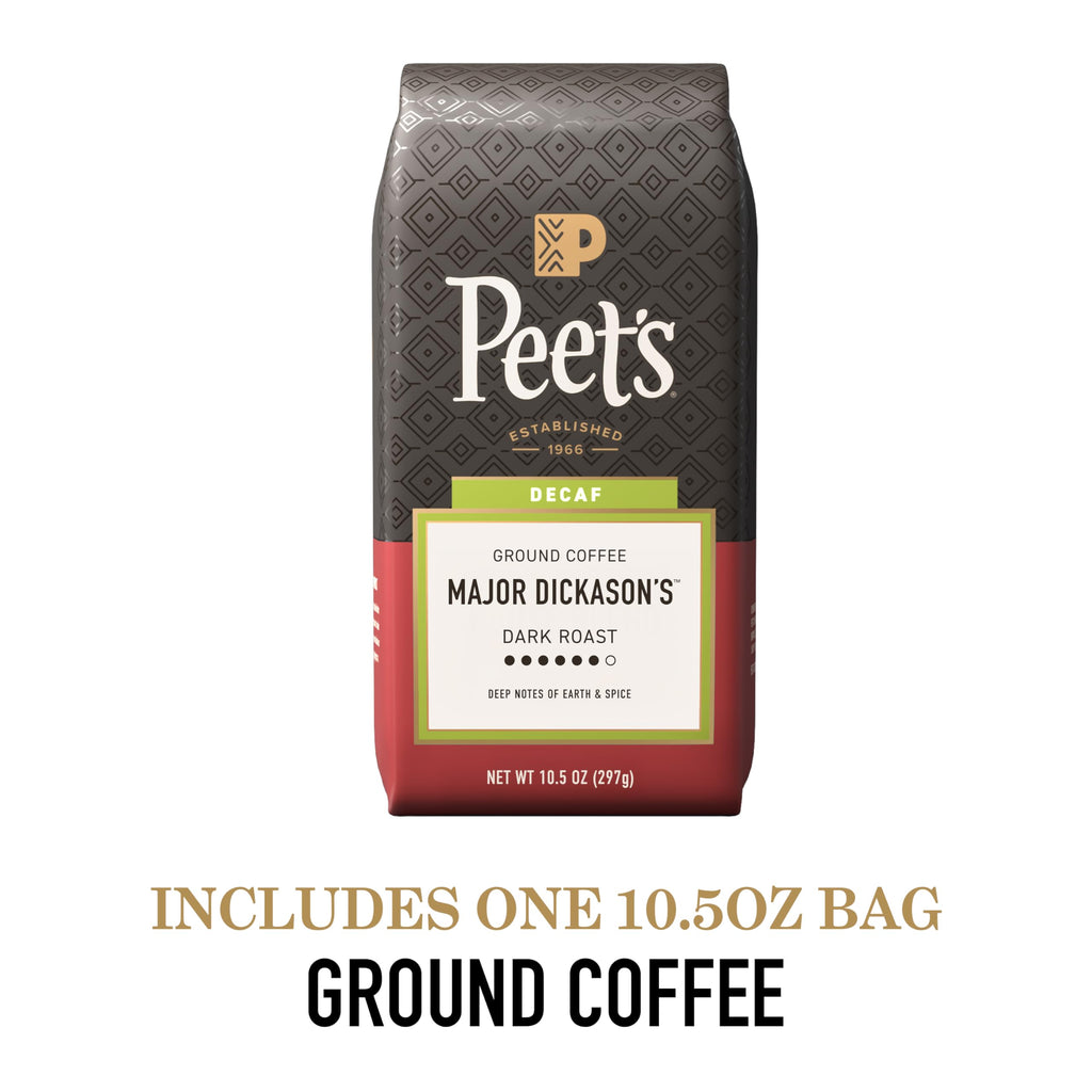 Peets Coffee Decaf ground bag