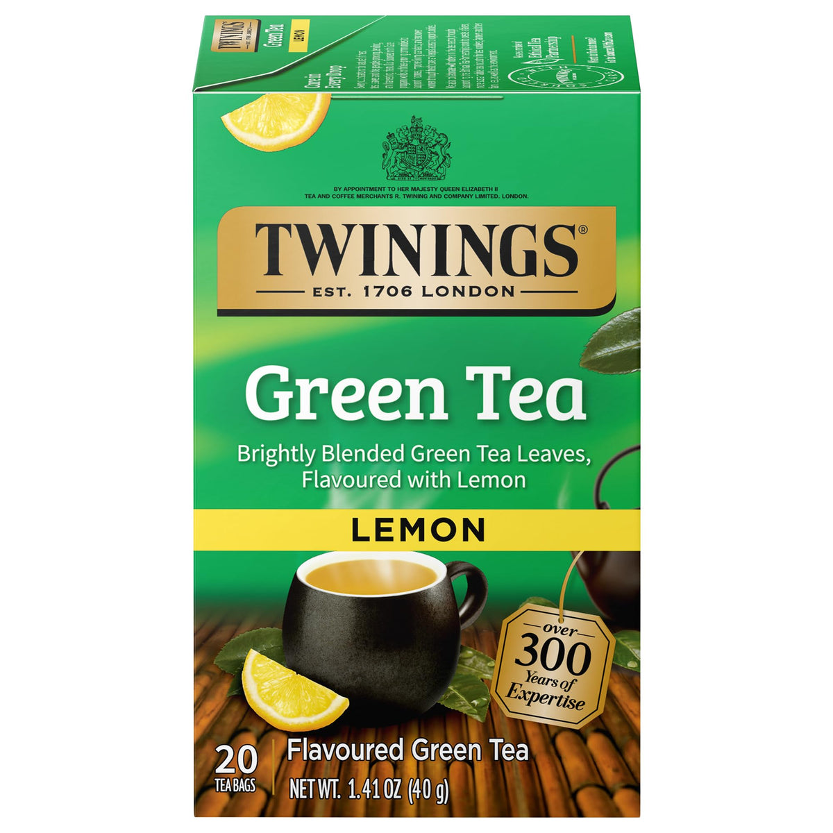 Twinings English Breakfast Black Tea Individually Wrapped Bags, 20 Count (Pack of 1), Flavourful, Robust, Caffeinated, Enjoy Hot or Iced, 20 Teabags