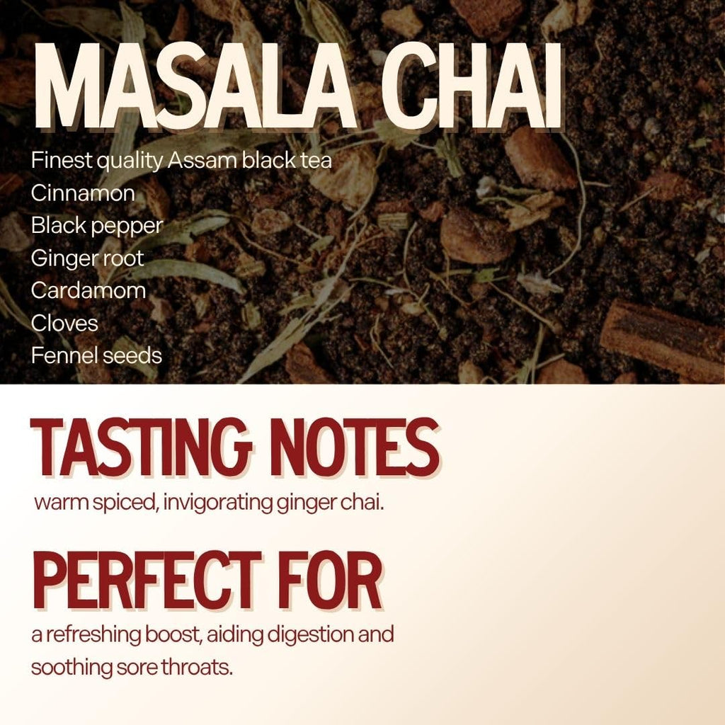 Chai Guys Authentic Masala Chai Spiced Black Tea Blend