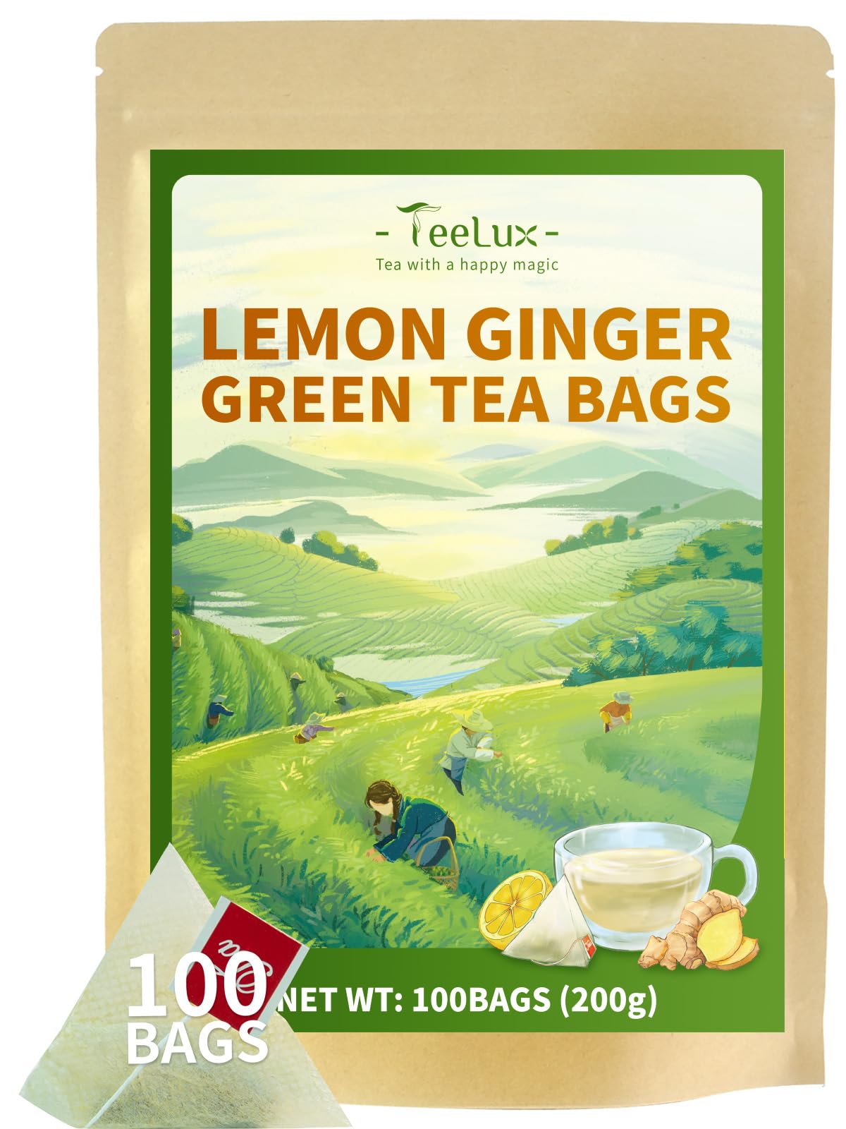 TeeLux Green Tea Bags