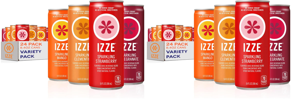 IZZE Sparkling Fruit Juice Beverage for Refreshing Drinks