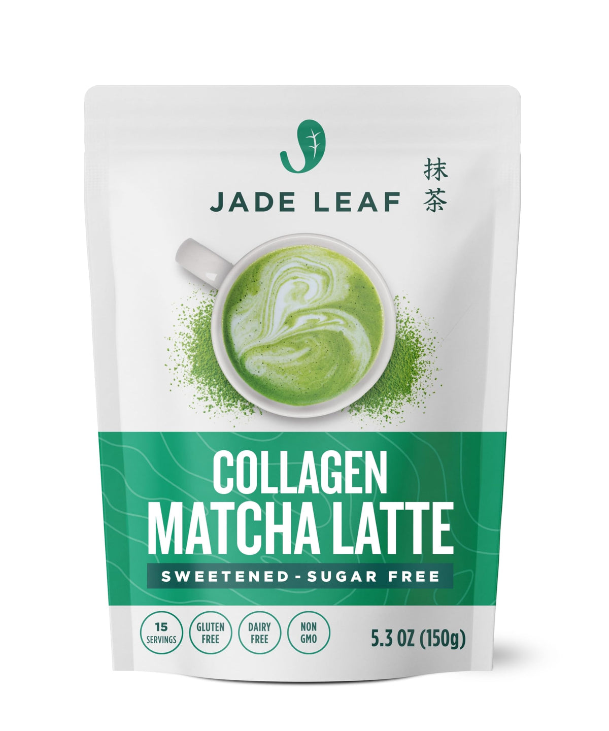 Jade Leaf Matcha Latte Mix - Made with Organic Japanese Matcha Powder for Café Style Blend