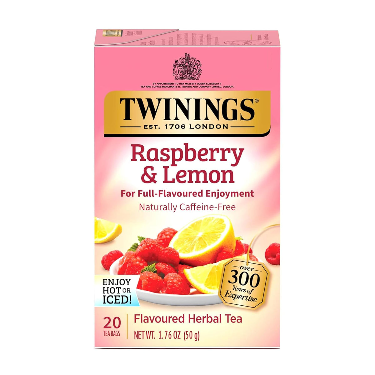 Twinings English Breakfast Black Tea Individually Wrapped Bags, 20 Count (Pack of 1), Flavourful, Robust, Caffeinated, Enjoy Hot or Iced, 20 Teabags