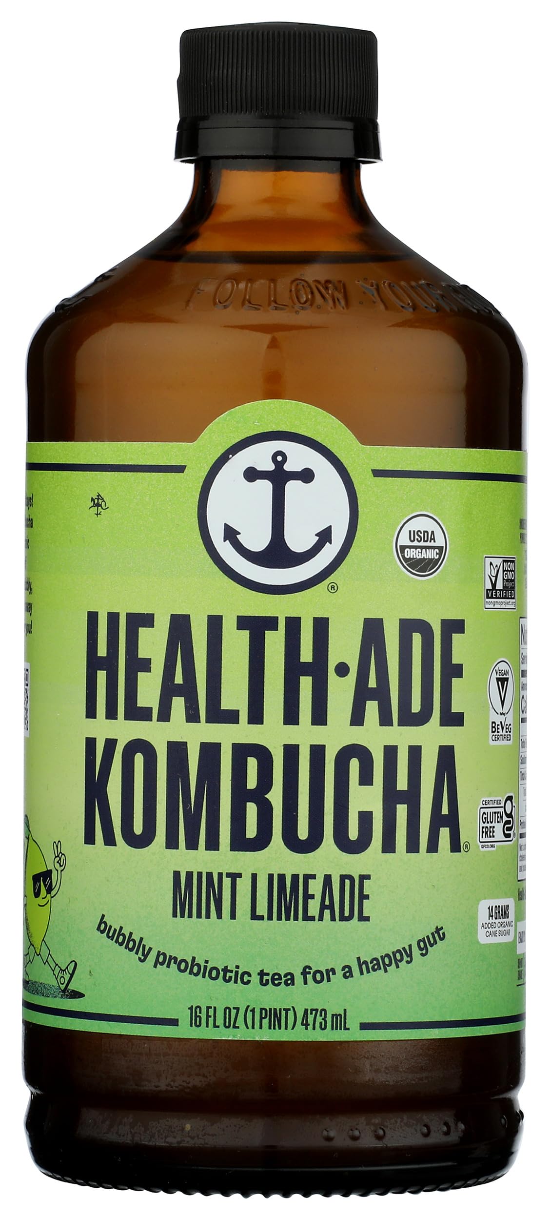 Health-Ade Organic Kombucha Probiotic Tea Drink