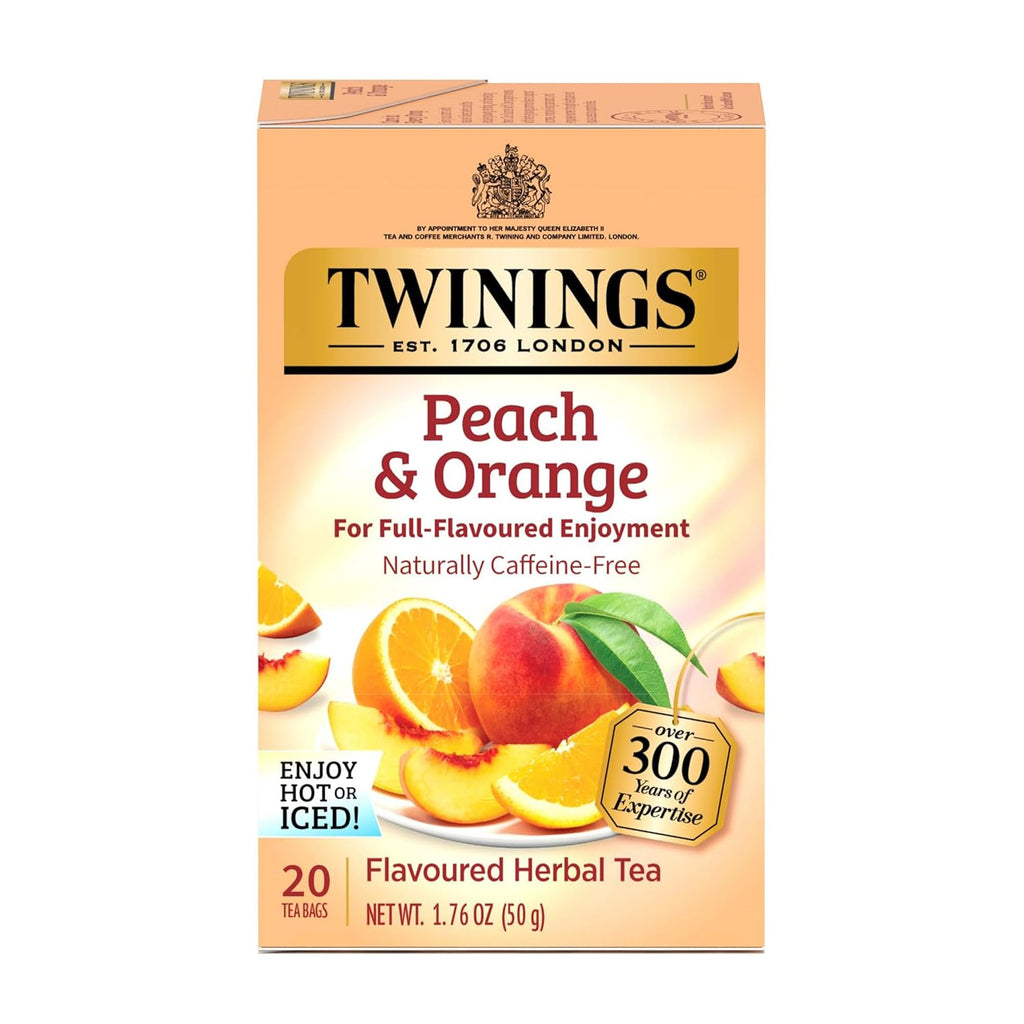 Twinings English Breakfast Black Tea Individually Wrapped Bags, 20 Count (Pack of 1), Flavourful, Robust, Caffeinated, Enjoy Hot or Iced, 20 Teabags