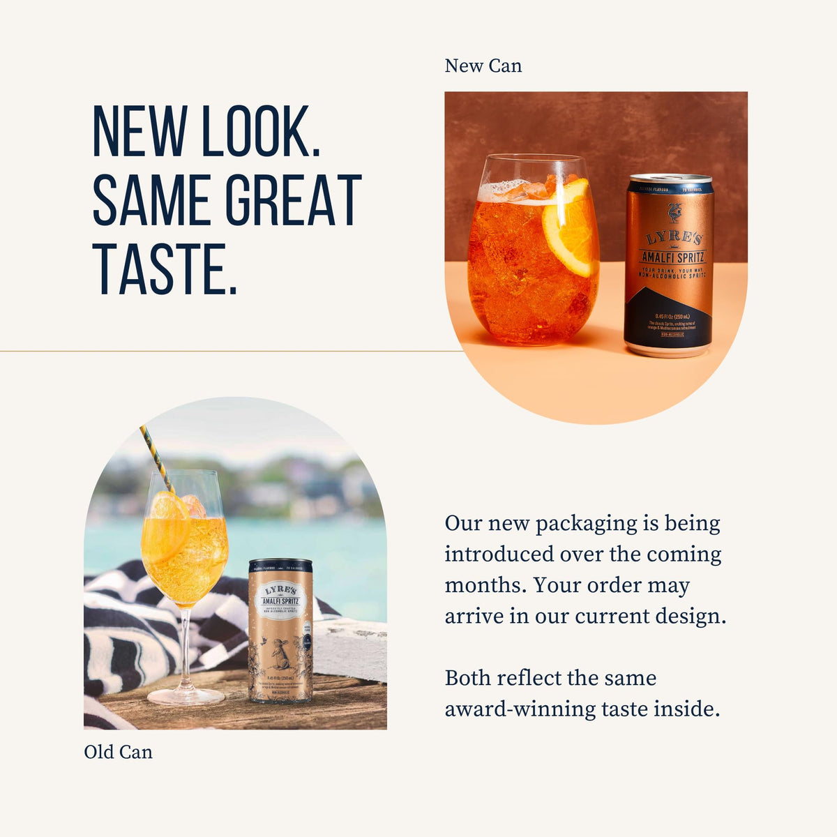 Lyre's Amalfi Spritz Premium Non Alcoholic Spirits, Ready To Drink Mocktails & Nonalcoholic Drinks