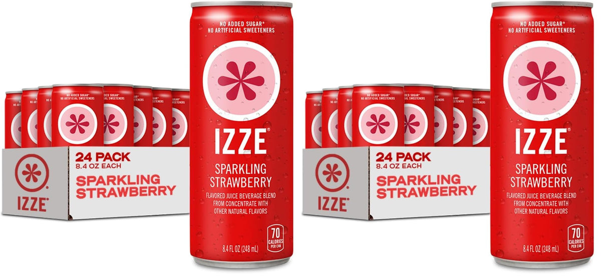 IZZE Sparkling Fruit Juice Beverage for Refreshing Drinks