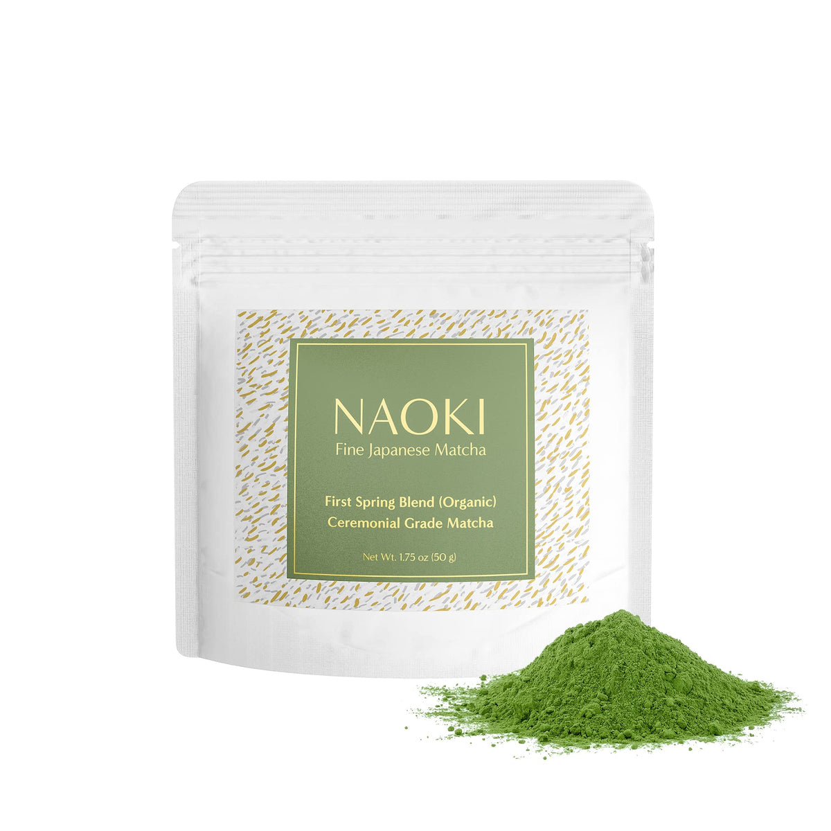 Naoki Matcha (Organic First Spring Blend) - Authentic Japanese Matcha Green Tea Powder Organic Ceremonial Grade from Kagoshima, Japan