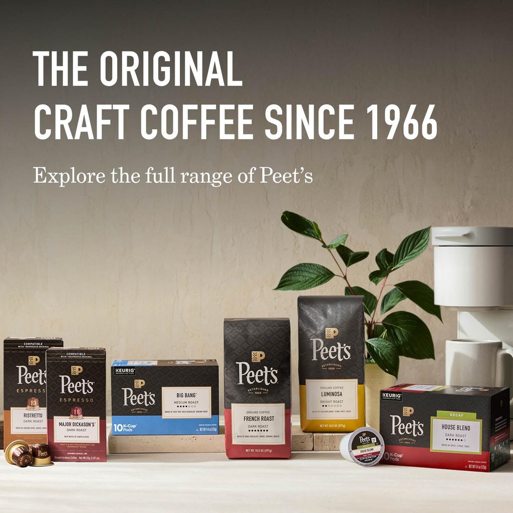 Peets Coffee Decaf ground bag