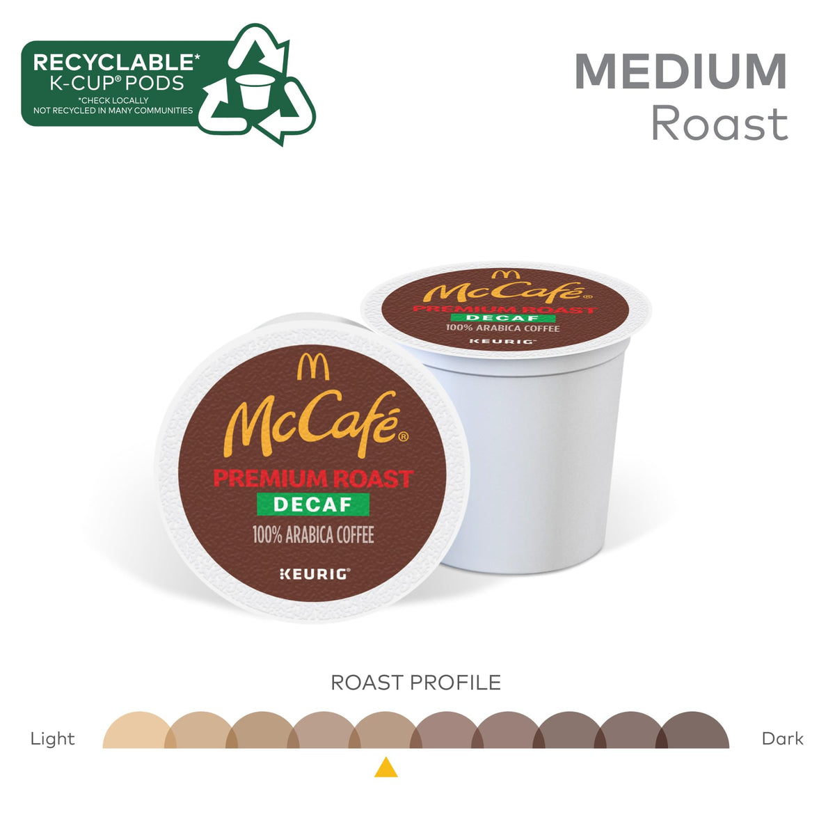McCafe Decaffeinated Pods Box Keurig No