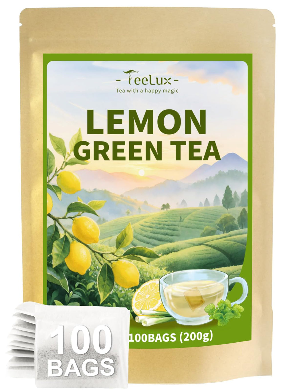 TeeLux Green Tea Bags