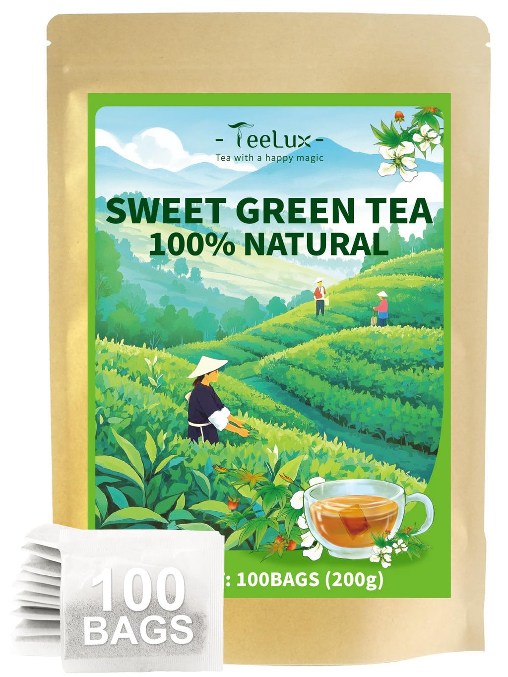 TeeLux Green Tea Bags