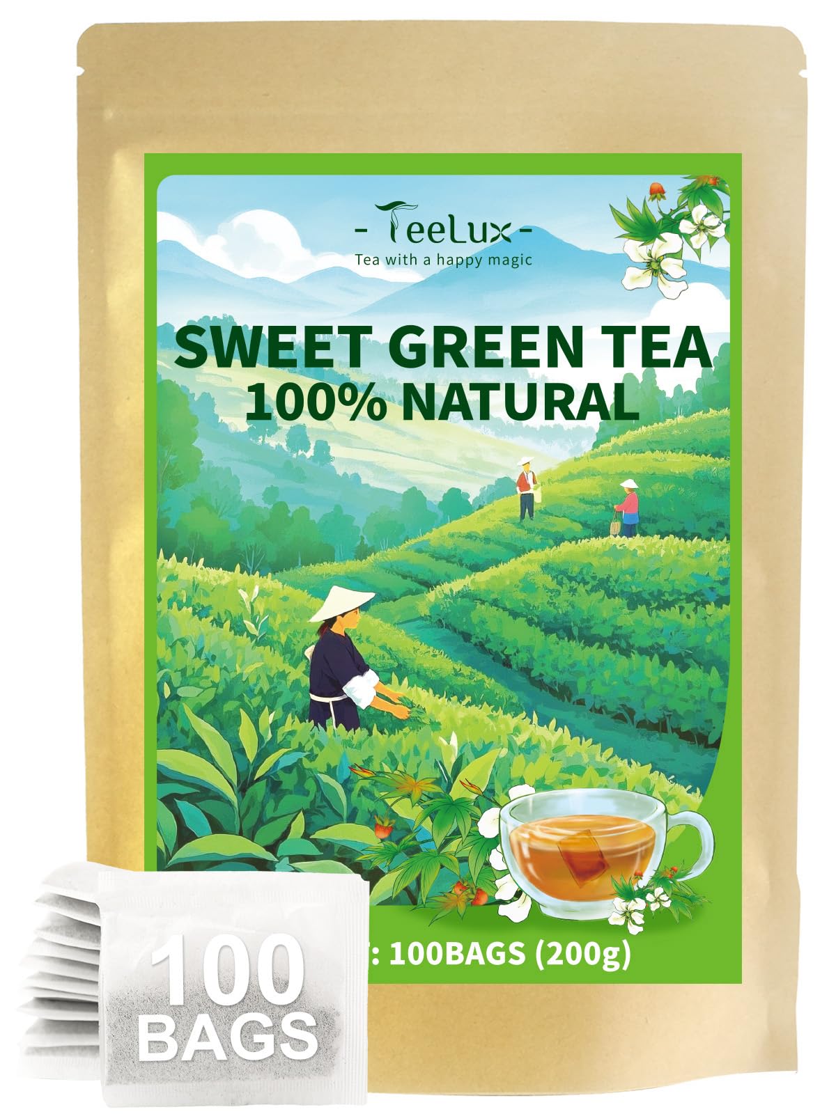 TeeLux Green Tea Bags