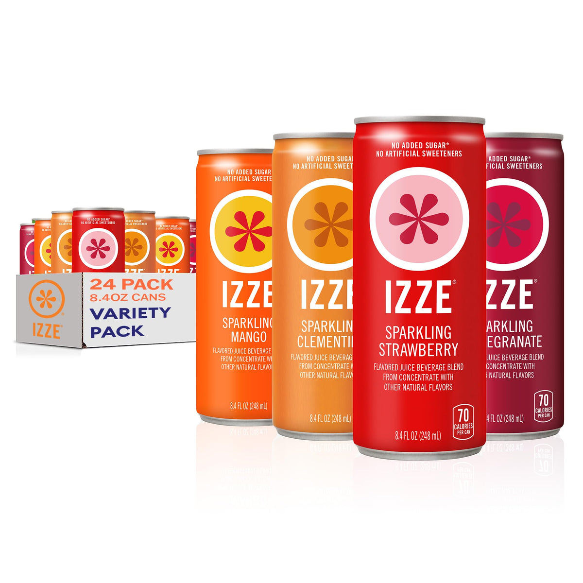 IZZE Sparkling Fruit Juice Beverage for Refreshing Drinks