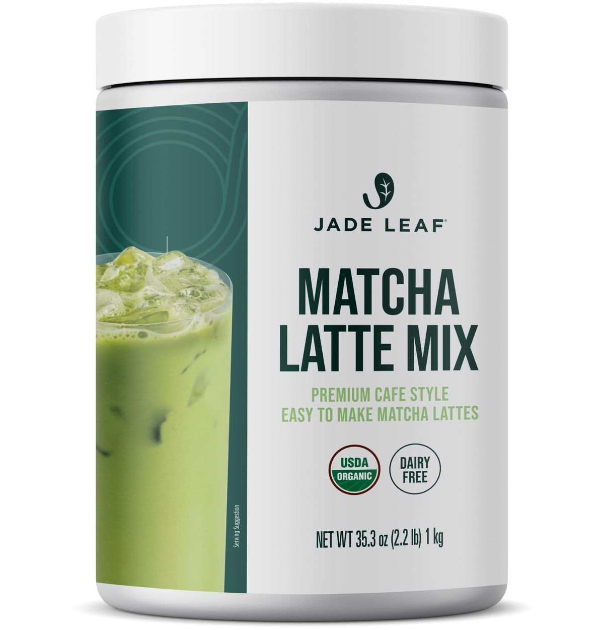 Jade Leaf Matcha Latte Mix - Made with Organic Japanese Matcha Powder for Café Style Blend