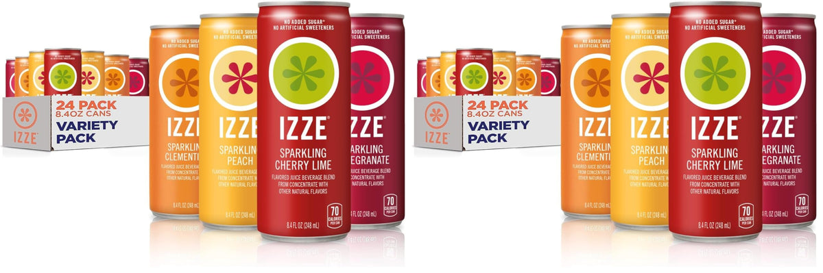 IZZE Sparkling Fruit Juice Beverage for Refreshing Drinks