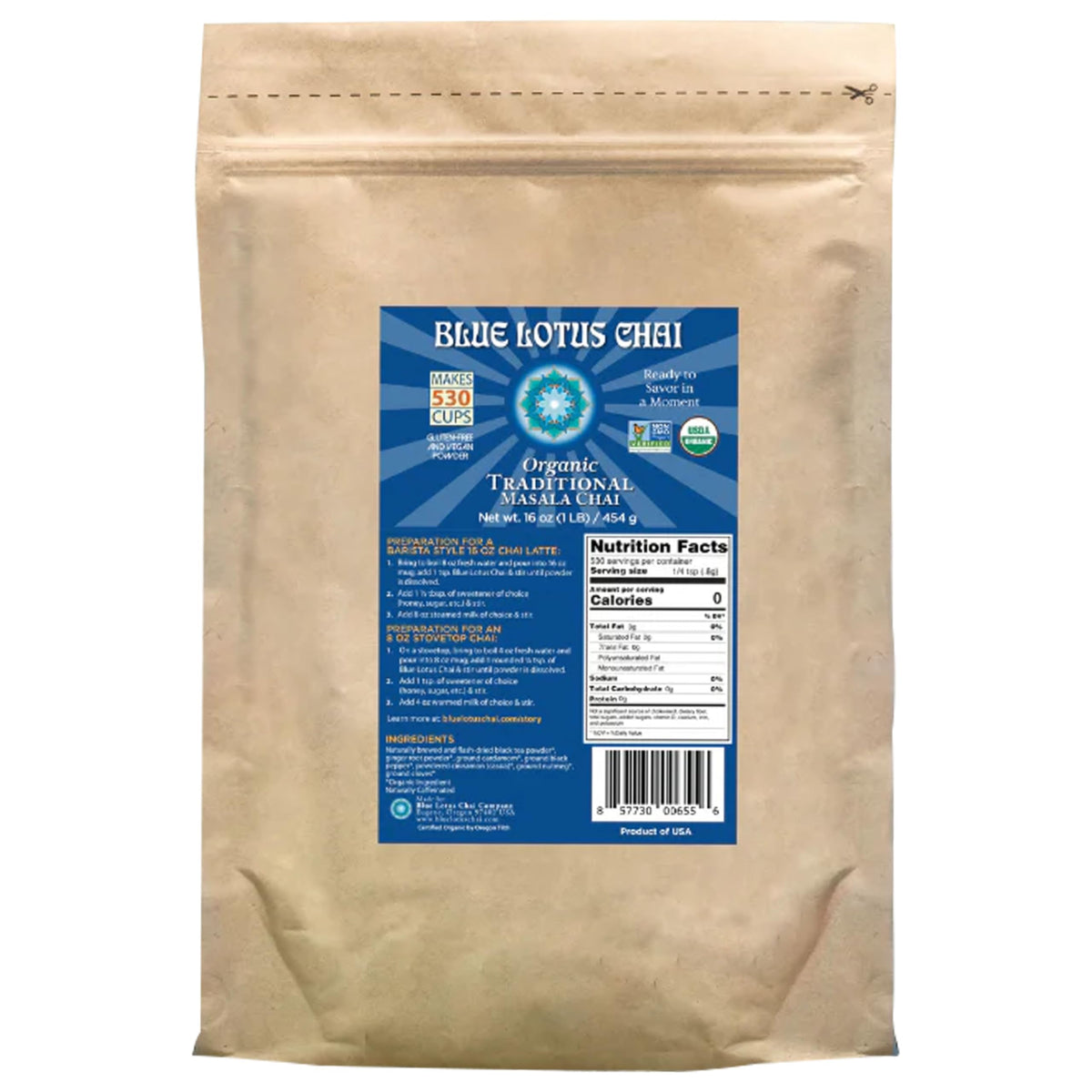 Blue Lotus Traditional Masala Chai Tea Blend