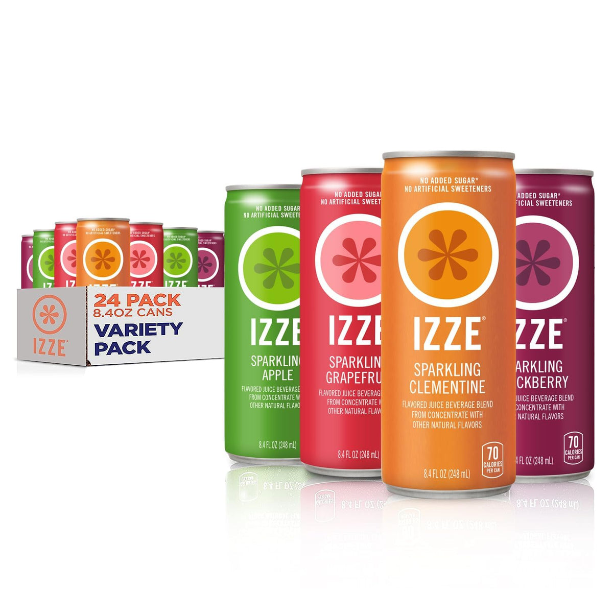 IZZE Sparkling Fruit Juice Beverage for Refreshing Drinks