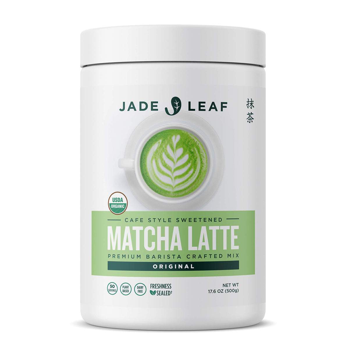 Jade Leaf Matcha Latte Mix - Made with Organic Japanese Matcha Powder for Café Style Blend