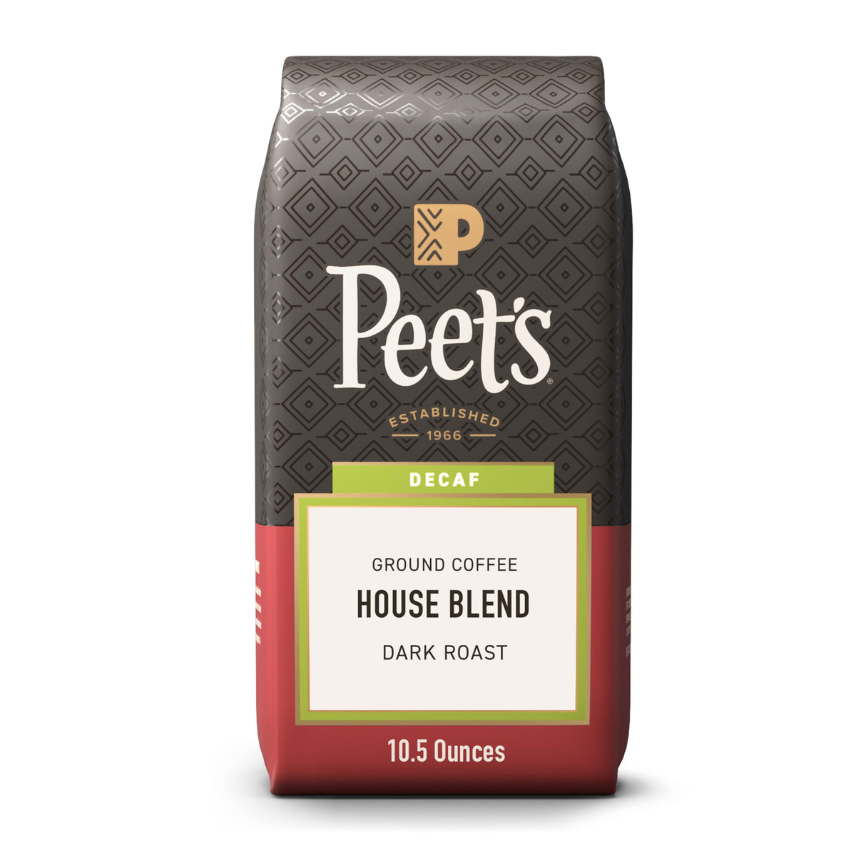 Peets Coffee Decaf ground bag