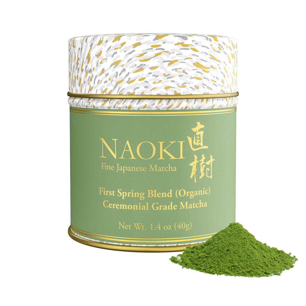Naoki Matcha (Organic First Spring Blend) - Authentic Japanese Matcha Green Tea Powder Organic Ceremonial Grade from Kagoshima, Japan