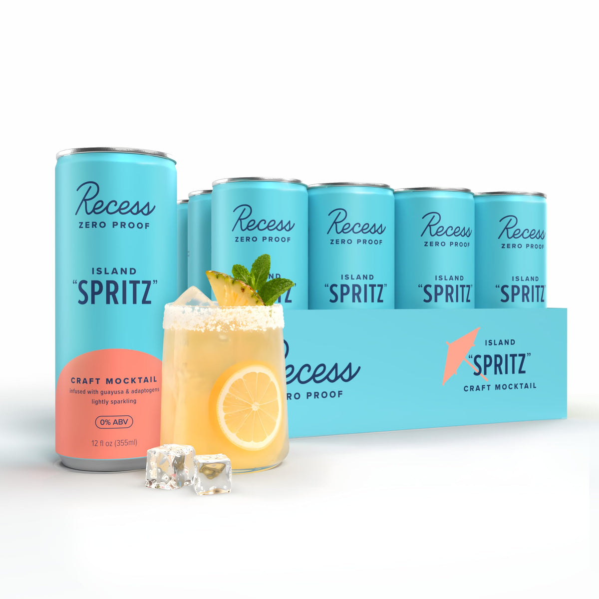 Recess Zero Proof Non-Alcoholic Mocktail Variety 12-Pack