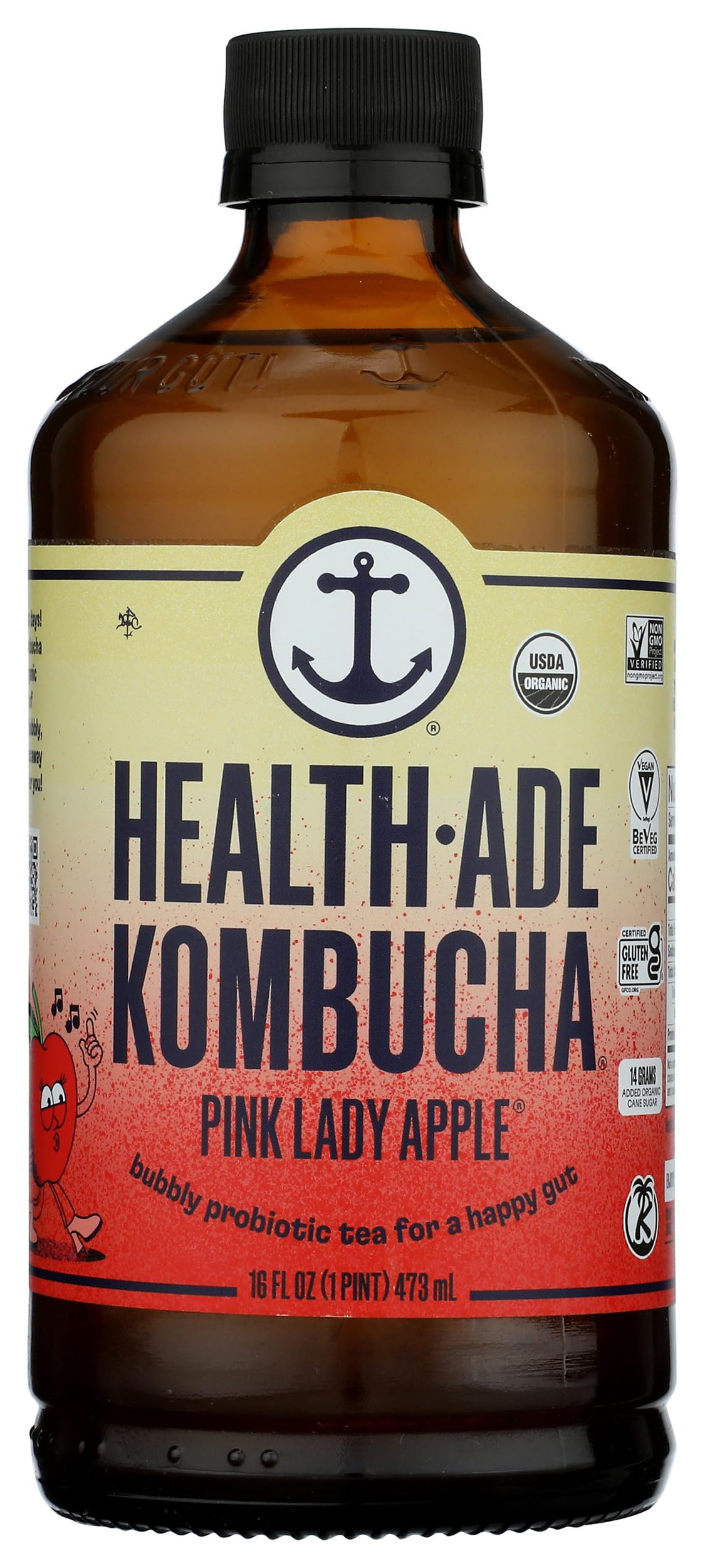 Health-Ade Organic Kombucha Probiotic Tea Drink