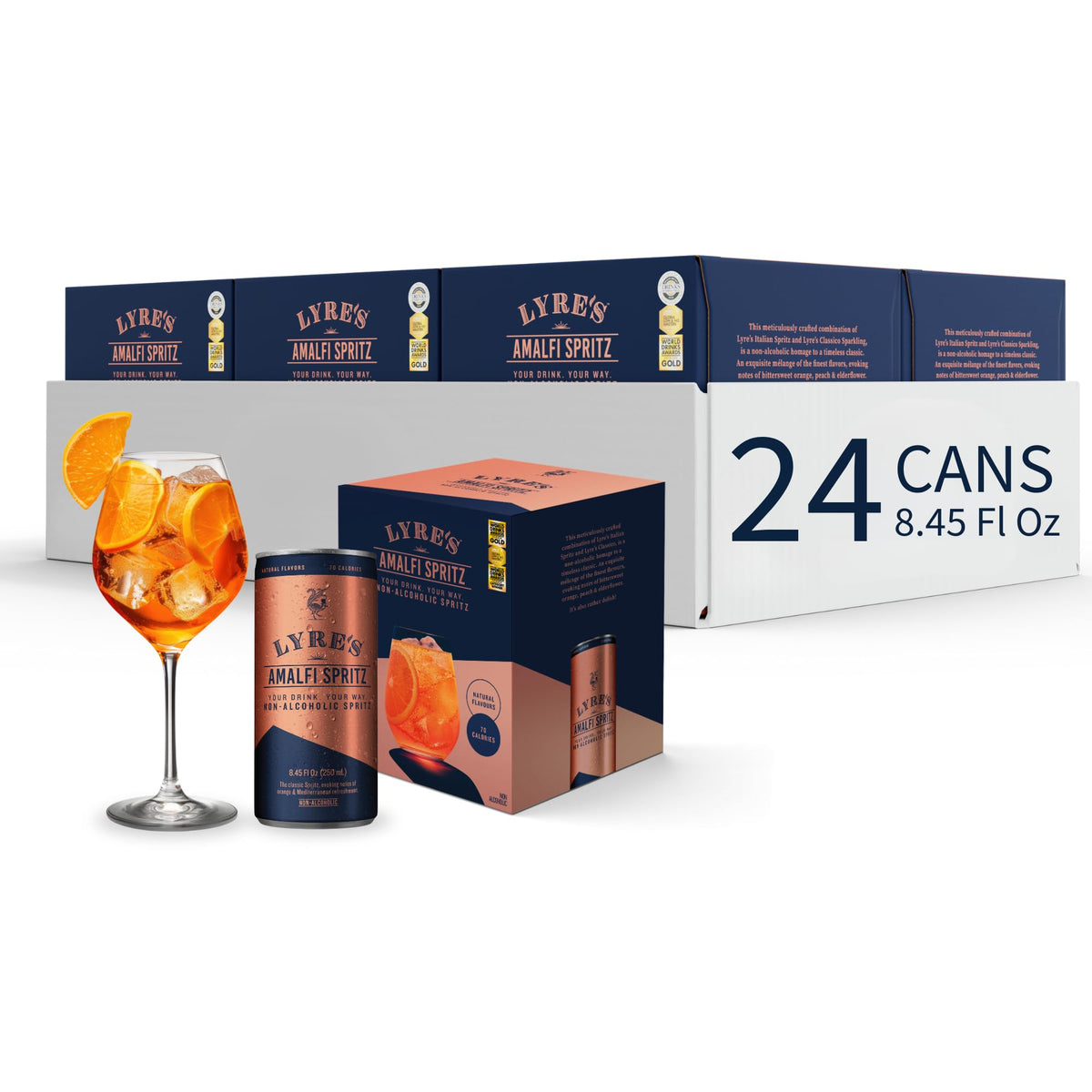 Lyre's Amalfi Spritz Premium Non-Alcoholic Ready-to-Drink Mocktail