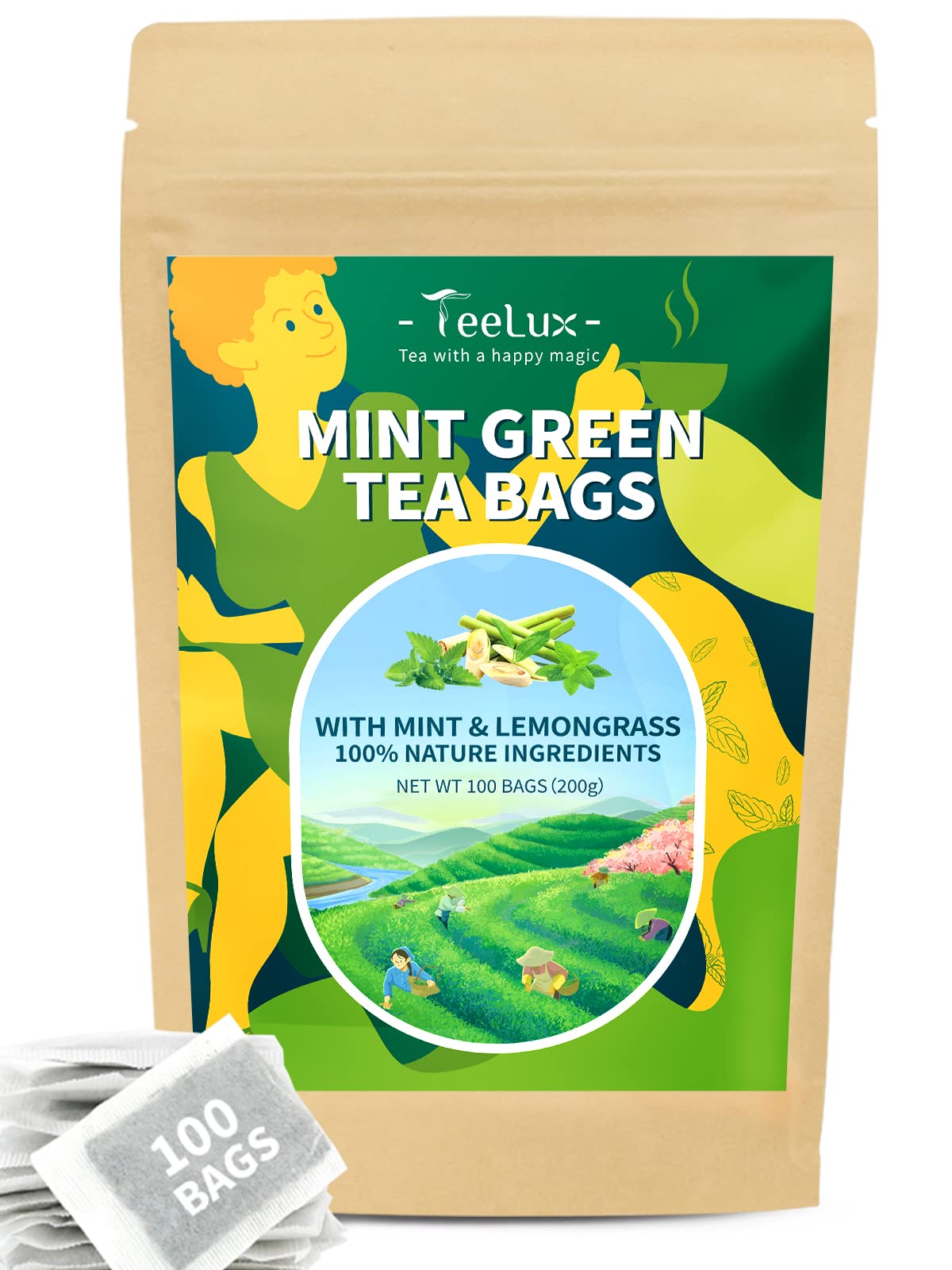 TeeLux Green Tea Bags