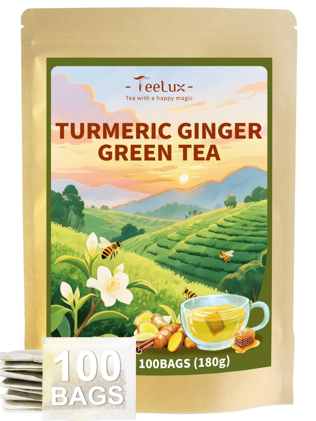 TeeLux Green Tea Bags