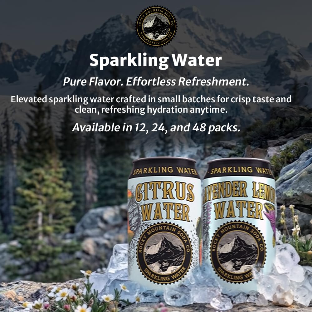 Rocky Mountain Zero Sugar Flavored Sparkling Water 24-Pack