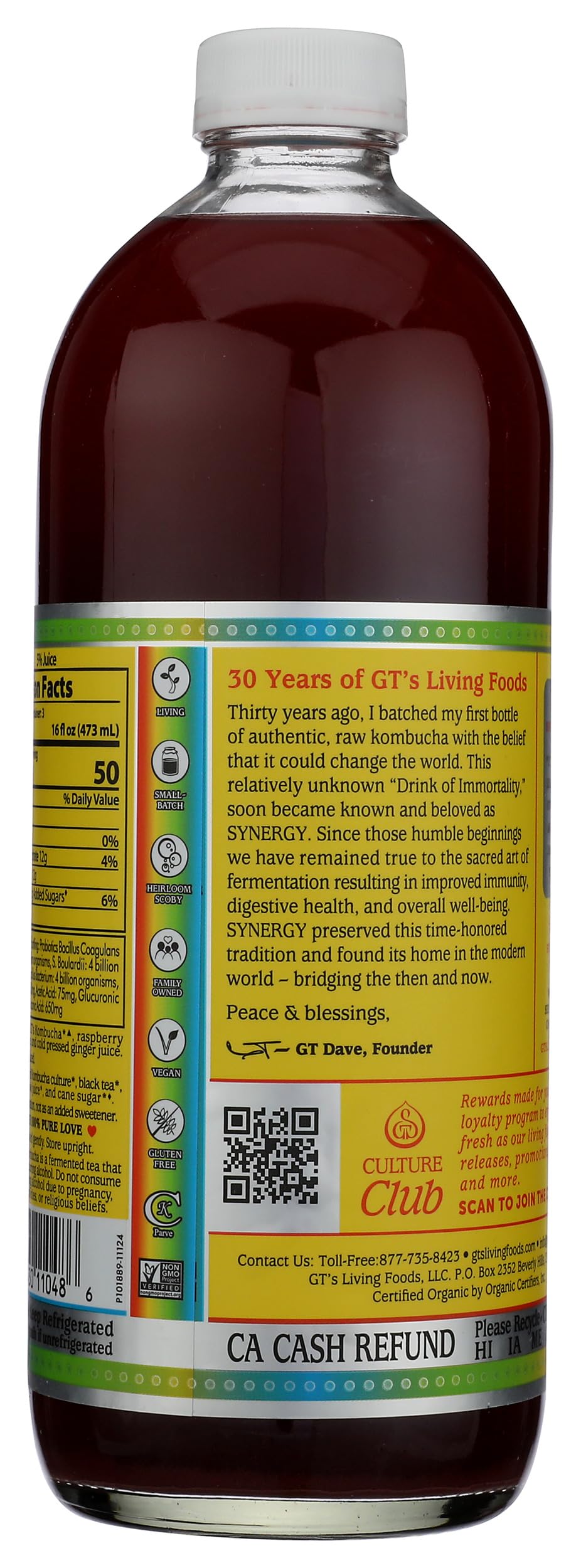 GTs, Kombucha Trilogy Organic, 48 Fl Oz